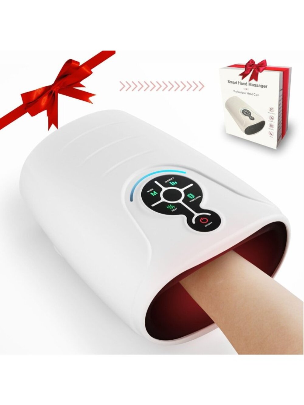 Hand Massager with Heat & Compression - Perfect Birthday Gift for Women